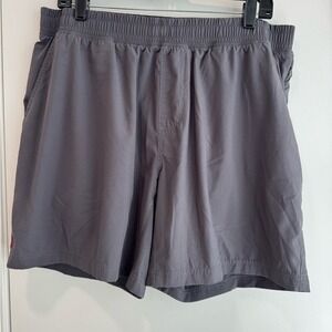 Rhone Gray Athletic lined Shorts, men's size XL, 3 pockets‎